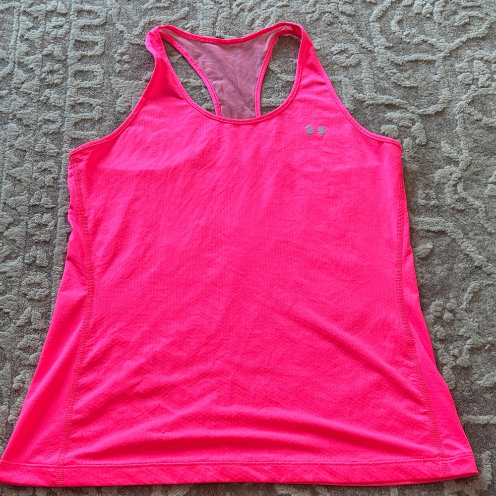 Under Armour Women's Neon Pink Tank Top